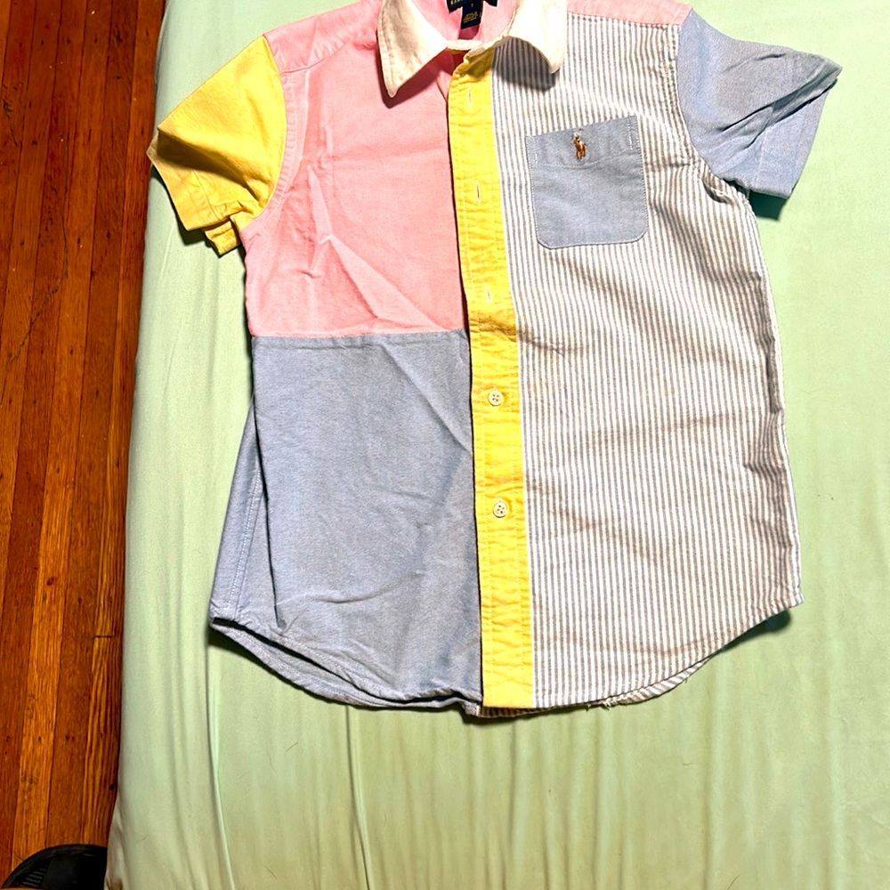 Boys Button Down Polo shirt